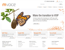 Tablet Screenshot of mvoice.com.au